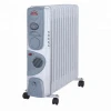 Home oil filled heater with turbo fan with 24hrs timer
