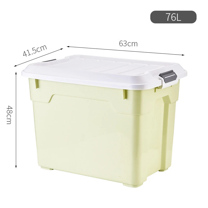 Home storage 76L large plastic storage containers