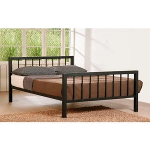 home use metal strong single bed double size iron dormitory  bed
