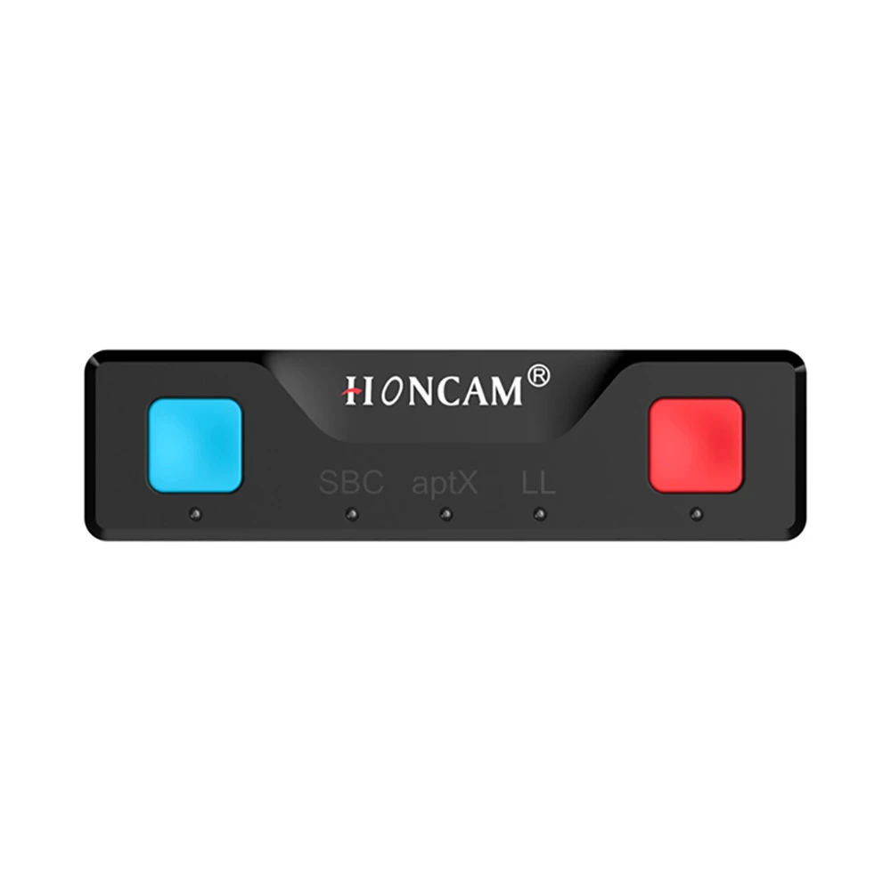 Honcam CSR Bluetooth 5.0 Audio Transmitter Adapter Dongle Build in Aptx LL for Nintendo switch lite PS4 PC