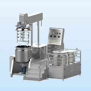 HONE Cosmetic Cream Making Machine Homogenizer Emulsifier Hydraulic Lifting Vacuum Emulsifying Mixer Machine