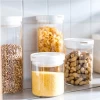 Honey Packing Borosilicate Empty Round Potatoes Storage Coffee Bean Tea Vegetable Glass Peanut Body Butter Jar