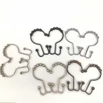 Hooks Rings Double Shower Curtain Rings Stainless Steel Rustproof Metal Double Glide Shower Hook Ring Chrome for Bathroom