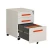 Import hospital furniture Beige 3 box Drawers mobile bedside locker cabinet from China