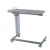 Hospital furniture height adjustable PP mobile overbed dining table
