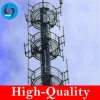 Hot Dip Galvanized Self- support angle steel telecommunication Monopole tower