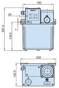 hot low pressure  timing continuous hydraulic electric gear timing grinding machine oil pump for lathe/CNC machine
