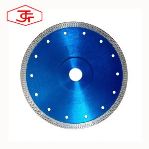 Hot-press Super Thin Mesh Turbo Diamond Circular Saw Blade Cutting disc for Tile Porcelain Granite