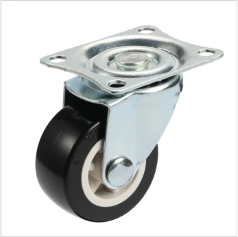 Hot-sale 2 inch/3 inch PU PP  Rubber office chair table desk furniture swivel caster rigid caster with lock brake
