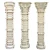 Import Hot sale decorative round roman concrete cement pillars column mold from China