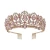 Import Hot Sale Grace Bride Crystal Rhinestone Gold Crown Headdress Wedding Accessories Queen Rhinestone Crown Tiaras from China