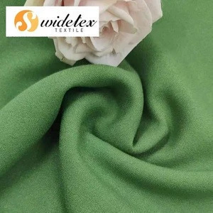 Hot Sale Lenzing Ecovero Viscose Moss Crepe 30S 188GSM Rayon Fabric Both Solid and Print Environmental Eco-Friendly