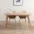 Import Hot Sale Modern Designs Japanese Style Room Furniture Real Wood Oak Top Dining Table from China