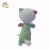 Import Hot sale Newborn Gift Animal Cat Hand Bells Plush Baby Toys With BB Sound Cute Lovely Baby Rattle Toys from China