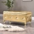 Import Hot Sale Ottoman Prayer Living Room Ottoman Stool with Gold Finished White Ottoman Bench from China