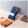 Hot sale PU Leather Journal Notebook With Pen Bag Handmade A5 Notebook Custom Planner Agenda 2022