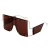 Hot Sale Punk Coating Large Frame RivetTrendy Wholesale Sunglasses For Women