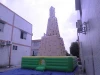 Hot Sale Stimulating Simulated Extreme Motion Outdoor Adults Inflatable Rock Climbing Walls