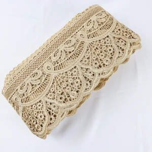 hot sale water soluble embroidery lace chemical lace for women&#x27;s clothes for home textiles