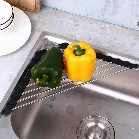 14x18 Drain Rack Buy Hot Sell Collapsible Stainless Steel Drain Rack Sink Water Filter ...