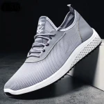 Hot selling 2021 mesh casual running shoes custom mens sneakers sports shoes