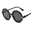 Hot selling beach party fashion boys girls designer round shades sunglasses for kids