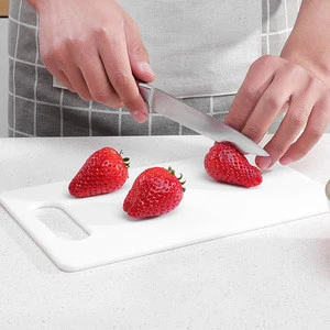 hot selling colored solid large and mini cheap rectangle plastic cutting board/ chopping blocks