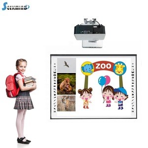 Hot selling Dual touch China interactive whiteboard classroom digital writing board smart board for school teaching