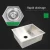Import Hot-selling Furniture Hardware Single bowl kitchen basin sink stainless steel sink from China