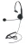 Import hot selling good quality noise cancelling monaural call center telephone headset with RJ plug from China