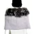 Import Hot-selling Professional Knitted Fur Ponchos Shawls With Silver Fox Fur Collar from China