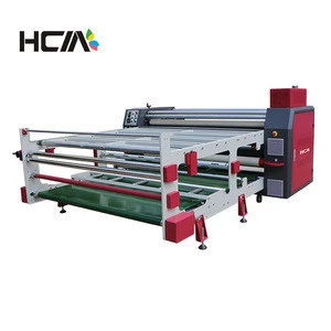 Hot small heat press transfer roll fabric printing textile roll to piece digital sublimation rotary calender machine