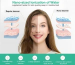 Household hot mist Nano Ionic Face Humidifier Warm Steam Deeply Skin Moisture Facial Steamer