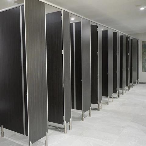HPL compact laminate Toilet partition system   HPL Phenolic Compact Laminate Toilet Cubicle Partition System