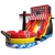 Import human pvc tarpaulin inflatable pirate ship water slide prices from China