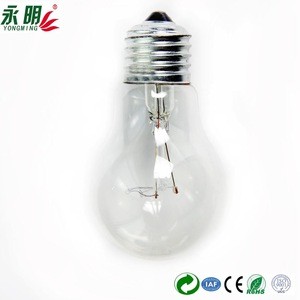 incandescent clear bulbs 75w 230v