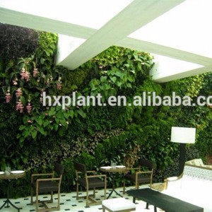 indoor &amp;outdoor fake greenery wall,artificial plant wall for decoration