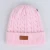 Import Infant Toddler Baby Knitting Woolen Hat Warm Winter Pure Color Double Pom Pom Boys Girls Beanie Cap Kids Winter Hats from China