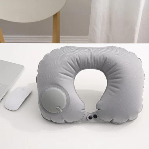 Inflatable Pillow Business Trip U-shaped pillow Car Seat Head Back Portable Travel Neck Pillow