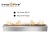 Import Inno living fire 1.2 M outdoor/indoor fireplace chimney stainless steel  chimenea de alcohol from China