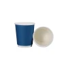 Insulated Coffee Shop Paper Cup China Manufacture 8oz Disposable Double Wall Paper Coffee Cups with Lids