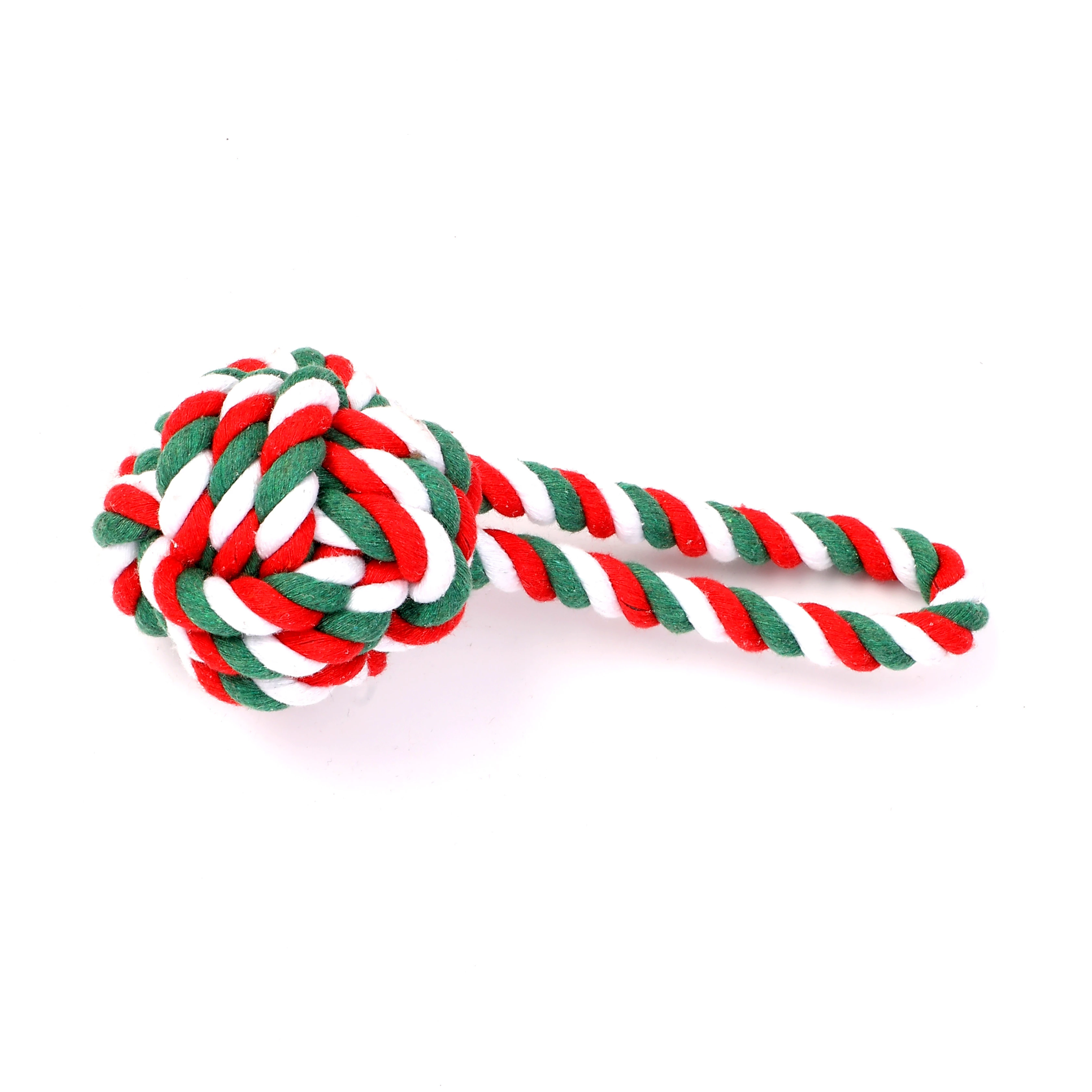 interactive Rope Knot Dog Pet Dog Rope Chew Toy Pets Cat Chew Dog Toy  Eco Friendly Cotton Rope Ball Pet Toys