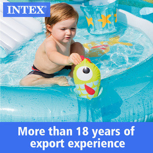 Buy Intex 57129 Gator Play Center Inflatable Kiddie Spray Wading Pool ...