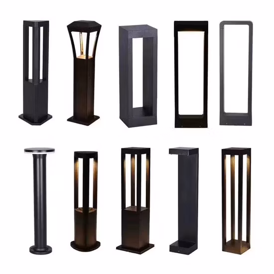 Import IP65 LED Solar Waterproof Landscape Aluminum Countyard Bollard Garden Lawn Light from China