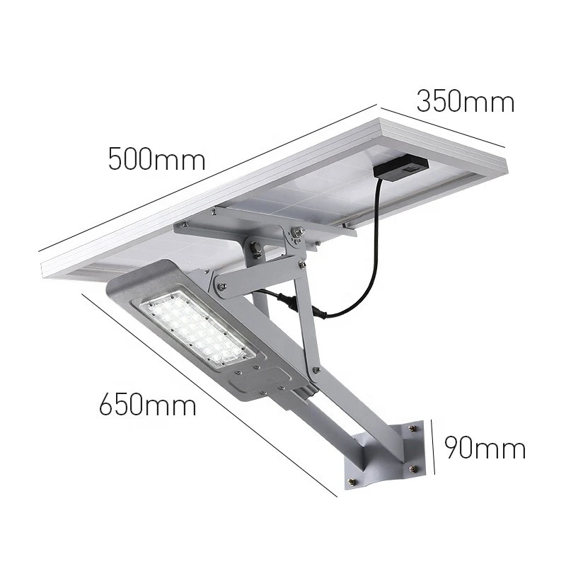 IP65 Waterproof Highways Path Road Lighting Fixture With Solar Panel System Outdoor Led 15W 24W Solar Street Light