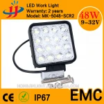 IP67 Epsitar 24v led truck lights 48w led off road driving lights auto led work light