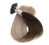 Italian Keratin Glue Hair Russian Double Drawn Human Hair Extensions U Tip Bonds  Flat Tip Extensions