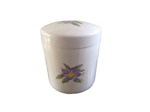 Japanese Burial Cremation Ash Vases Adult and Pet Ceramic Cinerary Casket with printing