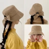 Japanese Sun Hat Sweet Lovely Bow Bonnet Fisherman&#x27;s Hat Bucket Hats