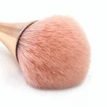 JDK makeup tool kits new style slim waist water drop gold handle pink synthetic hair foundation cosmetic brush